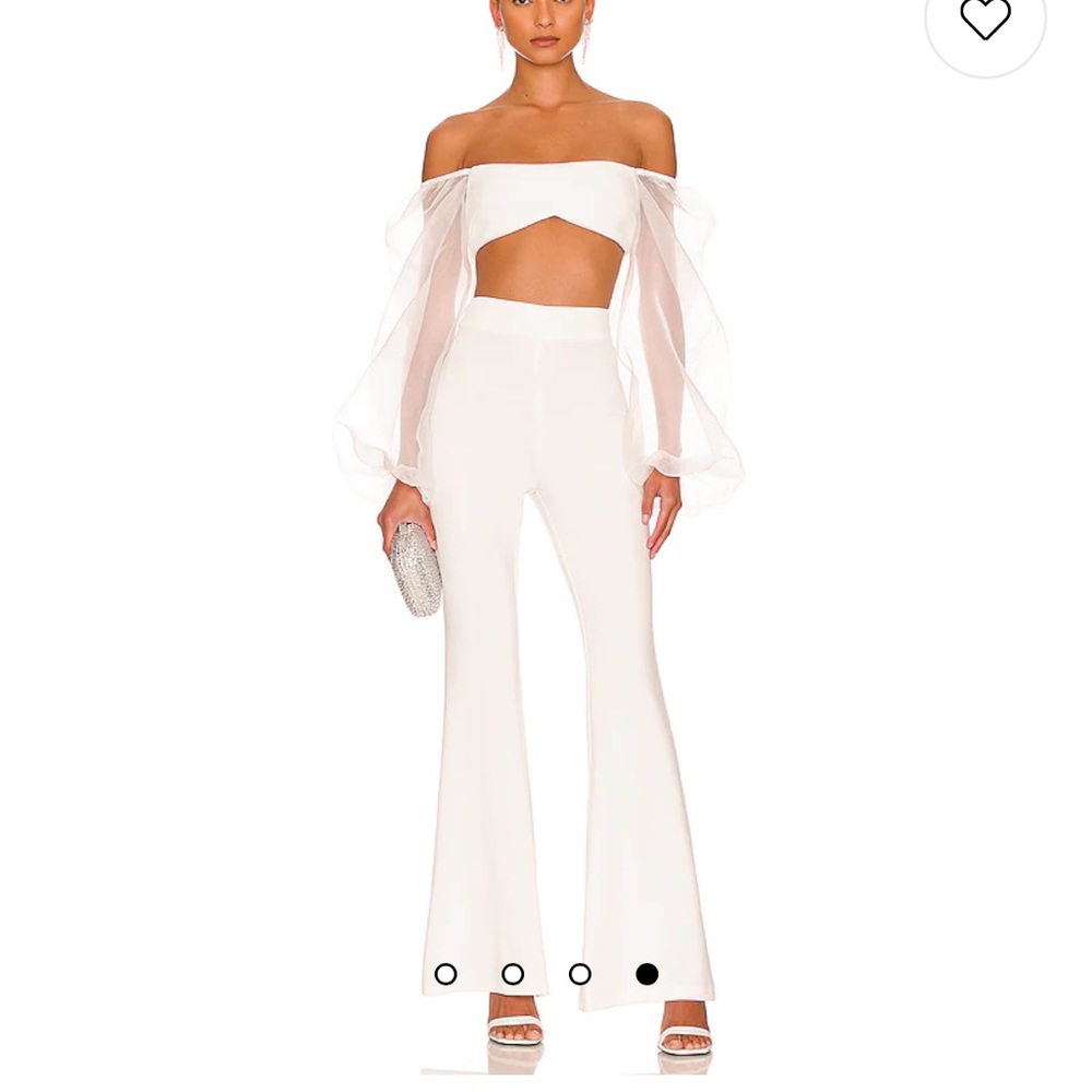 Nookie white illusion pants